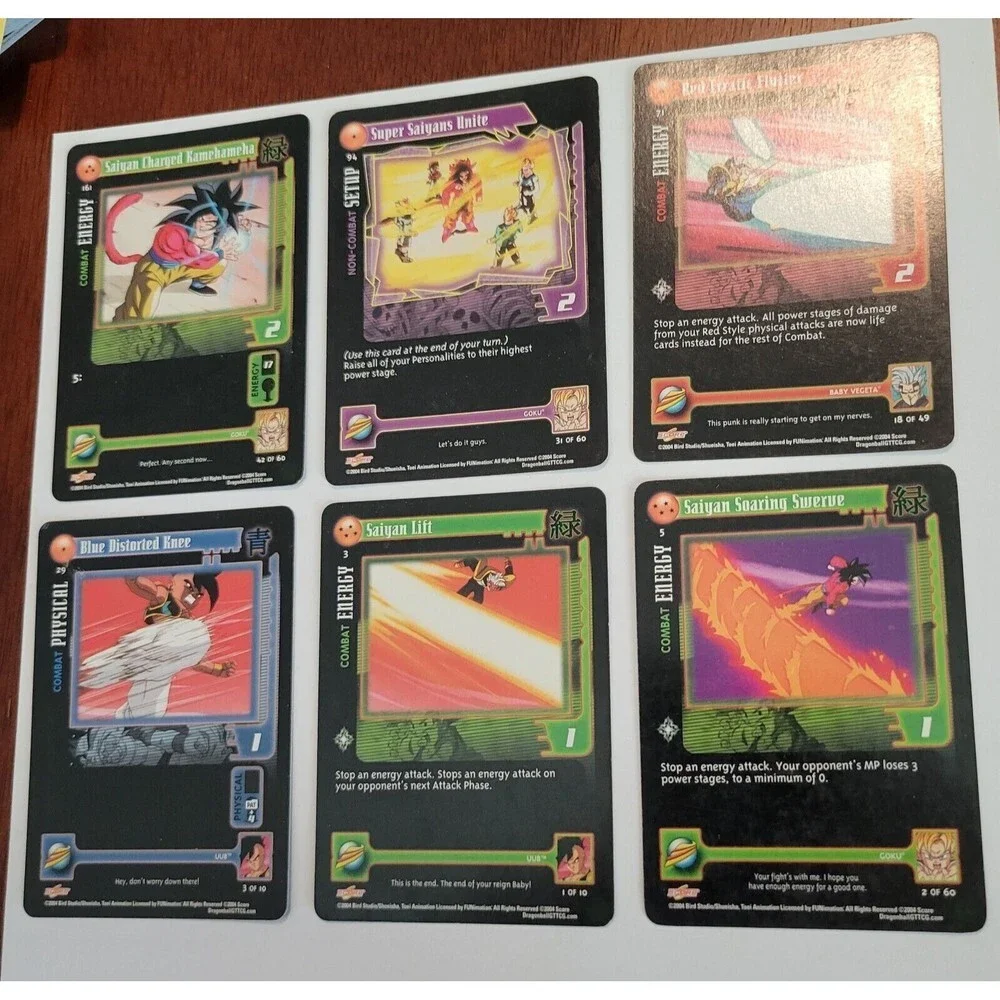 Dragon Ball GT CCG TCG Lot of 15 Cards - Non-Holo LP/MP